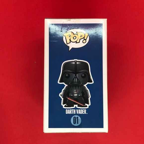Funko POP! Star Wars Blue Box Darth Vader #01 Vinyl Figure 2010 - Picture 7 of 7